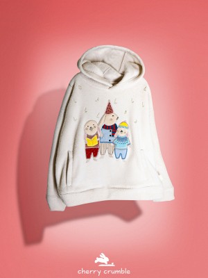 Cherry Crumble Full Sleeve Solid Boys & Girls Sweatshirt