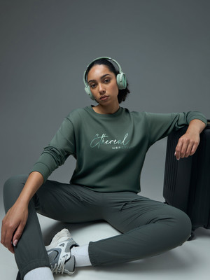 TECHNOSPORT Full Sleeve Printed Women Sweatshirt