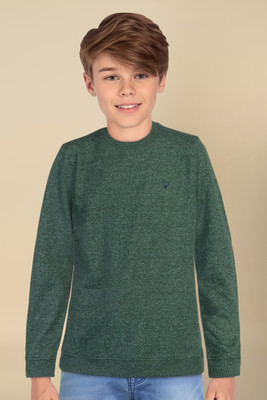 Allen Solly Full Sleeve Solid Boys Sweatshirt