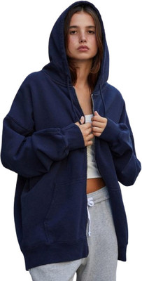 FARICON Full Sleeve Solid Women Sweatshirt