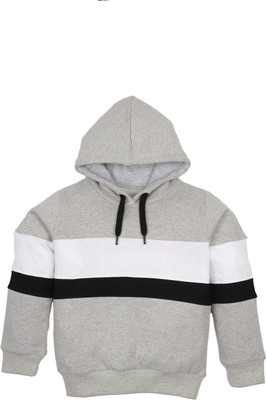 J & JP Full Sleeve Color Block Boys Sweatshirt