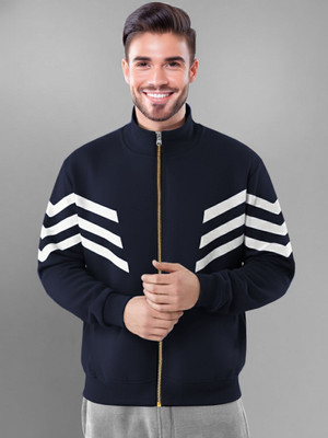 TRIPR Full Sleeve Striped Men Sweatshirt
