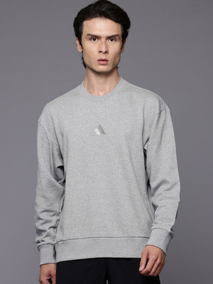 ADIDAS Full Sleeve Solid Men Sweatshirt