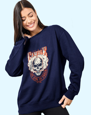 AUSK Full Sleeve Printed Women Sweatshirt