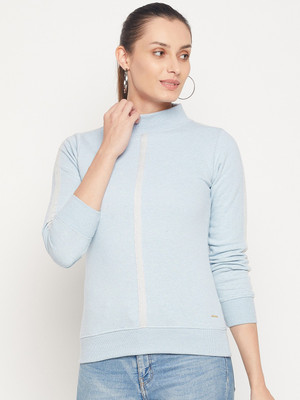 DUKE Full Sleeve Solid Women Sweatshirt
