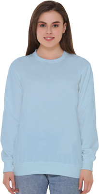 HouseOfCommon Full Sleeve Solid Women Sweatshirt