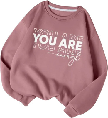 DRAXSTARS Full Sleeve Solid Women Sweatshirt