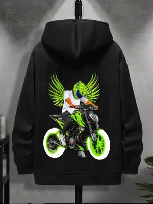 DELGAN Full Sleeve Graphic Print Men Sweatshirt