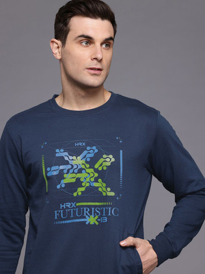 HRX by Hrithik Roshan Full Sleeve Printed Men Sweatshirt