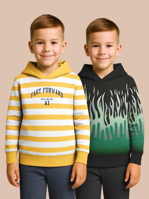 Hellcat Full Sleeve Printed Boys Sweatshirt