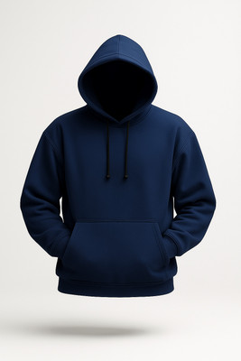 Wellvery Full Sleeve Solid Men Sweatshirt