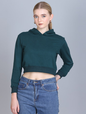 OBAAN Full Sleeve Solid Women Sweatshirt