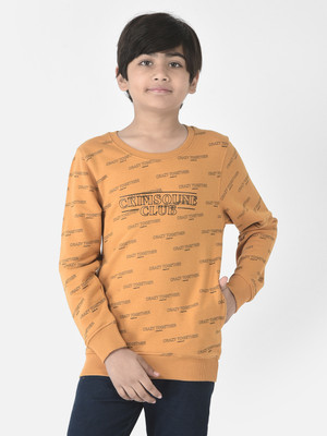CRIMSOUNE CLUB Full Sleeve Printed Boys Sweatshirt