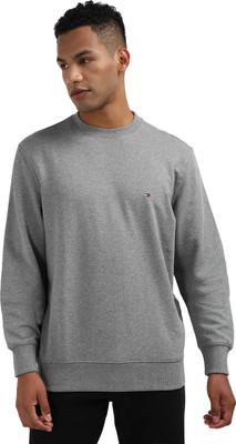 TOMMY HILFIGER Full Sleeve Solid Men Sweatshirt