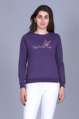 BILBURY Full Sleeve Graphic Print Women Sweatshirt