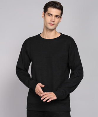 GYRFALCON Full Sleeve Solid Men Sweatshirt