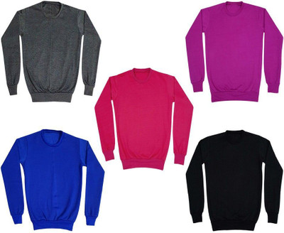AE Trends Full Sleeve Solid Boys Sweatshirt