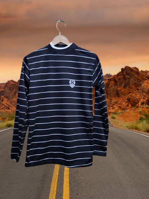 TIKI TEES FAB Full Sleeve Striped Men Sweatshirt