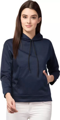 Datalact Full Sleeve Solid Women Sweatshirt