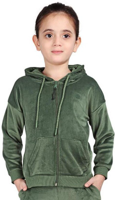 Plum Tree Full Sleeve Solid Girls Sweatshirt