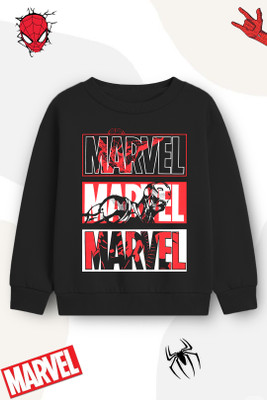 MARVEL BY MISS & CHIEF Full Sleeve Graphic Print Boys Sweatshirt