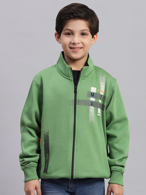 MONTE CARLO Full Sleeve Printed Boys Jacket