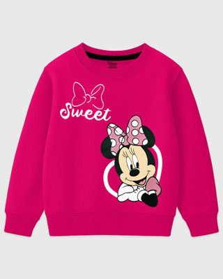 DISNEY BY MISS & CHIEF Full Sleeve Printed Girls Sweatshirt