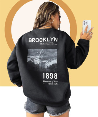 QUIN FLETCHER Full Sleeve Printed Women Sweatshirt