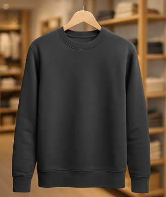 YONGE Full Sleeve Solid Men Sweatshirt