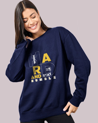AUSK Full Sleeve Printed Women Sweatshirt