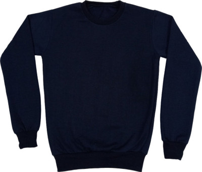 KAYU Full Sleeve Solid Boys Reversible Sweatshirt