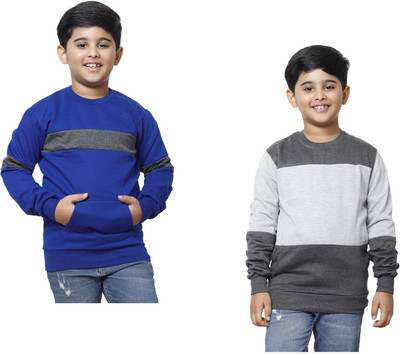 MT FASHION Full Sleeve Solid Boys Sweatshirt
