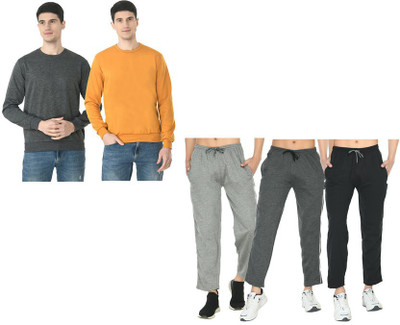 Indistar Full Sleeve Solid Men Sweatshirt