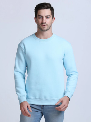 CSU Full Sleeve Solid Men Sweatshirt