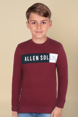 Allen Solly Full Sleeve Printed Boys Sweatshirt