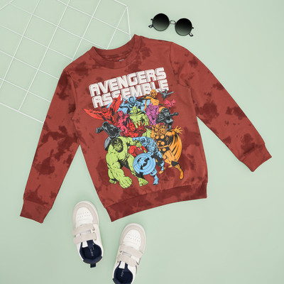 Pantaloons Junior Full Sleeve Printed Boys Sweatshirt
