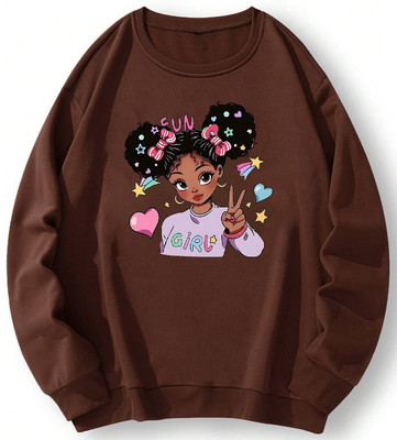 Ericia Full Sleeve Graphic Print Women Sweatshirt