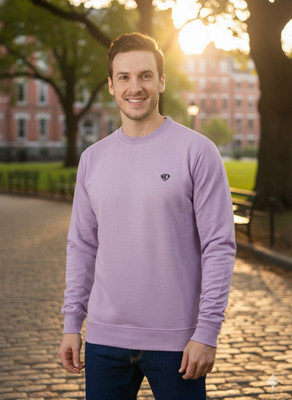 Winwear Full Sleeve Solid Men Sweatshirt
