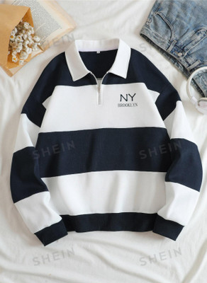 HouseOfCommon Full Sleeve Color Block Men Sweatshirt