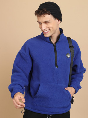 HIGHLANDER Full Sleeve Self Design Men Sweatshirt