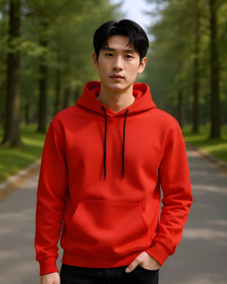 flyind Full Sleeve Solid Men Sweatshirt