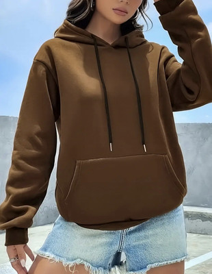 PERFETTE WOLLO Full Sleeve Solid Women Sweatshirt