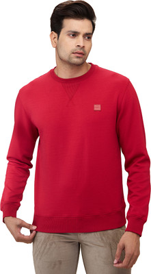 COLORPLUS Full Sleeve Solid Men Sweatshirt