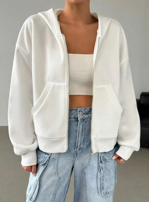SPOWEARY Full Sleeve Solid Women Sweatshirt