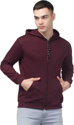ADIXUS Full Sleeve Solid Men Sweatshirt