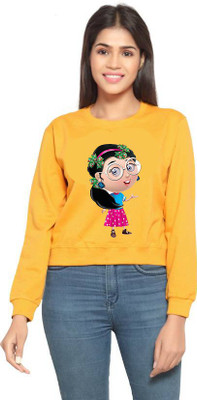 GP GARMENTS Full Sleeve Graphic Print Women Sweatshirt