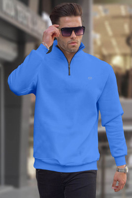 Triptee Full Sleeve Solid Men Sweatshirt