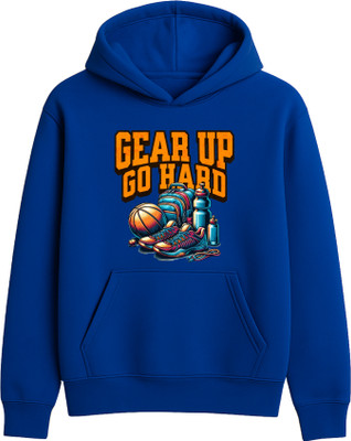 MARVIX Full Sleeve Graphic Print, Solid, Printed Men Sweatshirt