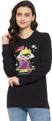 Disney By Wear Your Mind Full Sleeve Graphic Print Women Sweatshirt