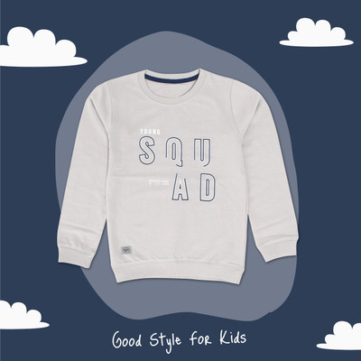 Color Hunt Full Sleeve Printed Boys Sweatshirt